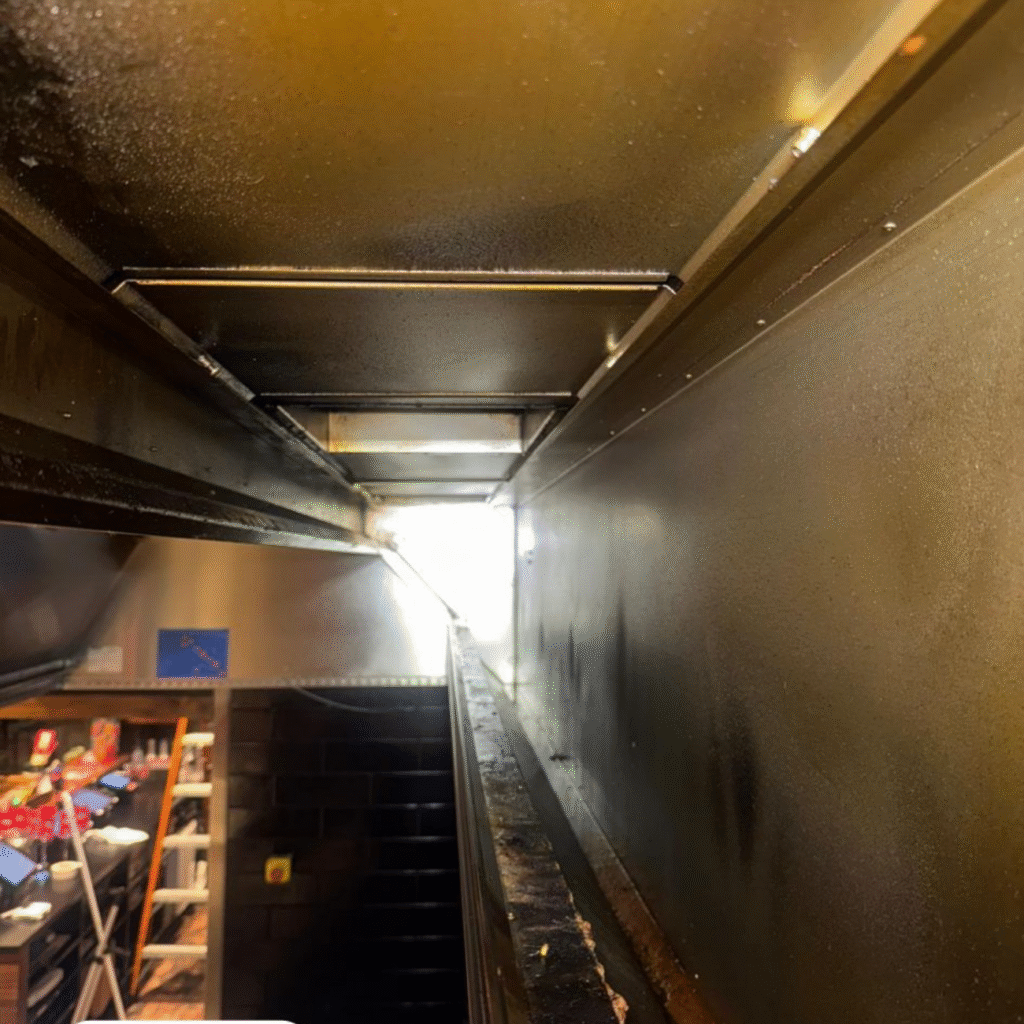 Before Cleaning Range Hood